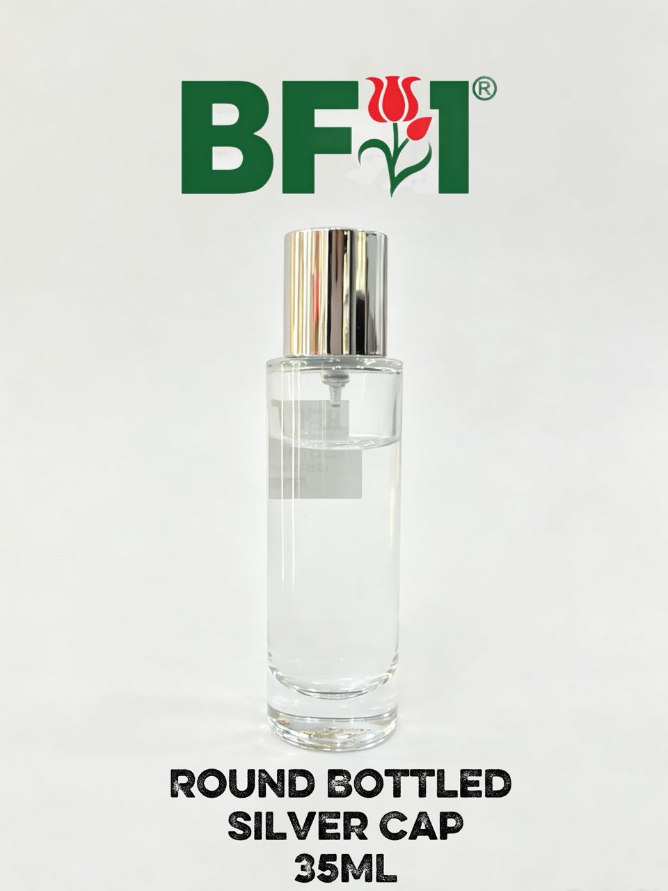 35ml Press Type Perfume Round Bottle Silver Cap 35ml Press Type Perfume Round Bottle Silver Cap