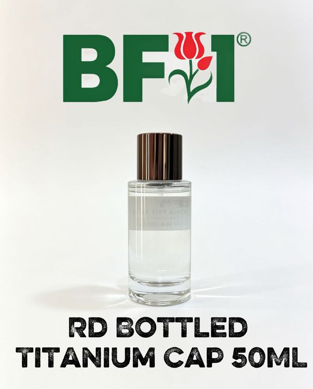 50ml Press Type Perfume Round Bottle  Titanium Cap