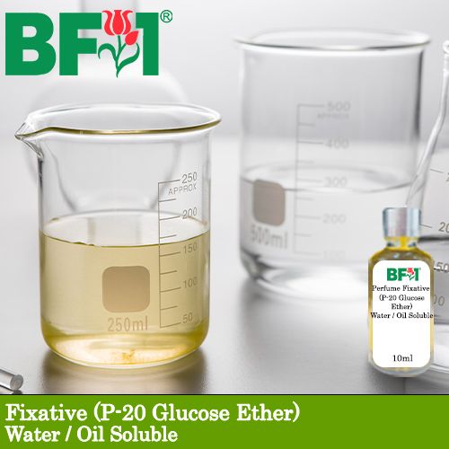 Perfume Fixative - (P-20 Glucose Ether) - Water / Oil Soluble Perfume Fixative - (P-20 Glucose Ether) - Water / Oil Soluble, Fixative (Glucose Ether) - Water / Oil Soluble: 10ml