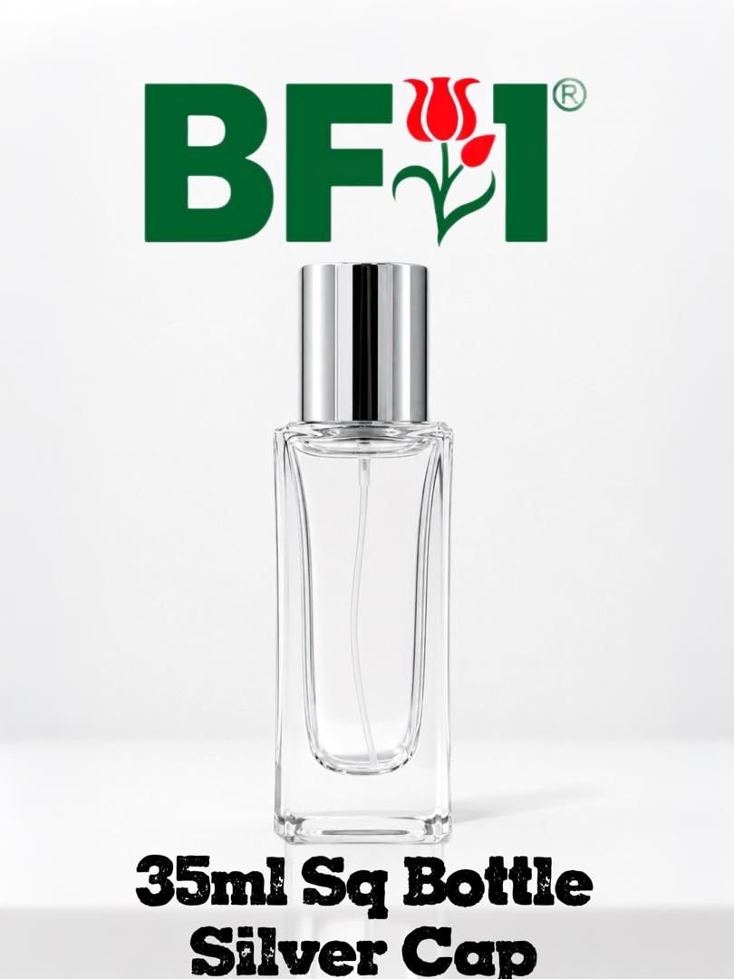 35ml Press Type Perfume Square Bottle Silver Cap 35ml Press Type Perfume Square Bottle Silver Cap