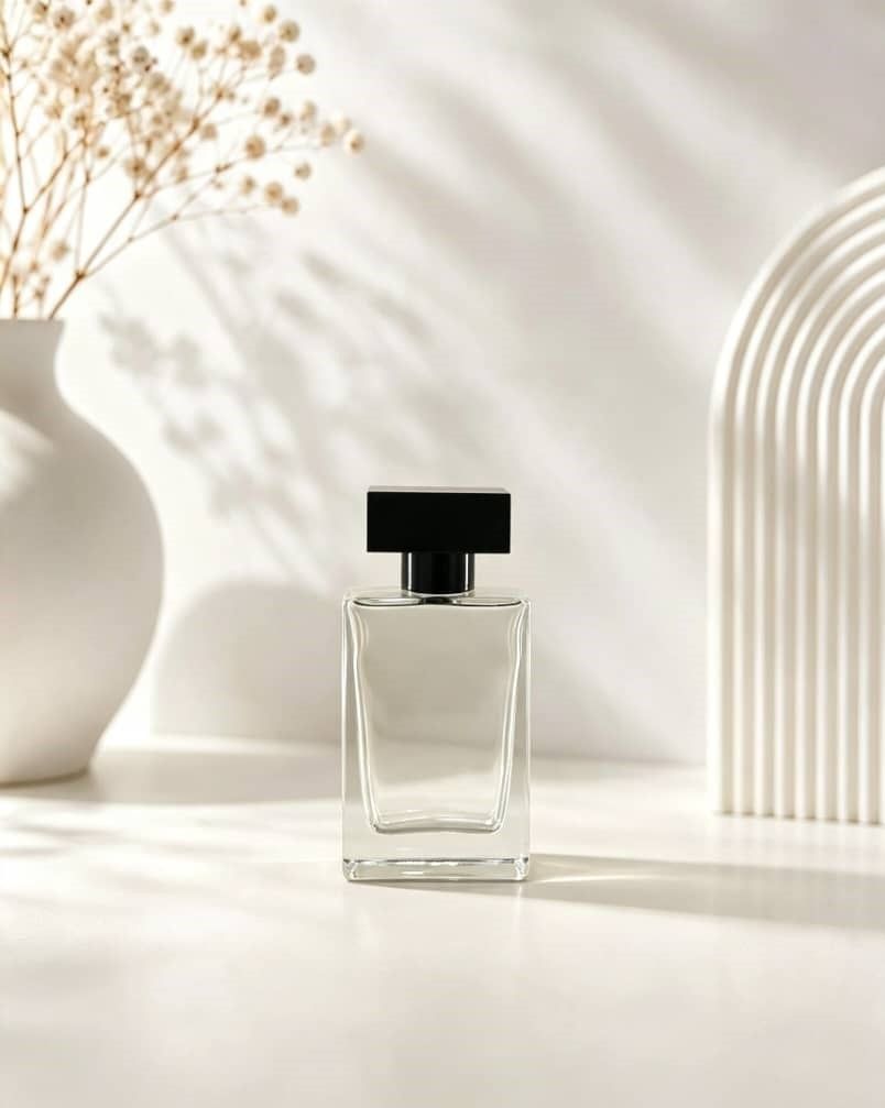 30ml-Perfume Bottle Black Cap c/w Clamp Spray (Neck: 13mm) 30ml-Perfume Bottle Black Cap c/w Clamp Spray (Neck: 13mm)