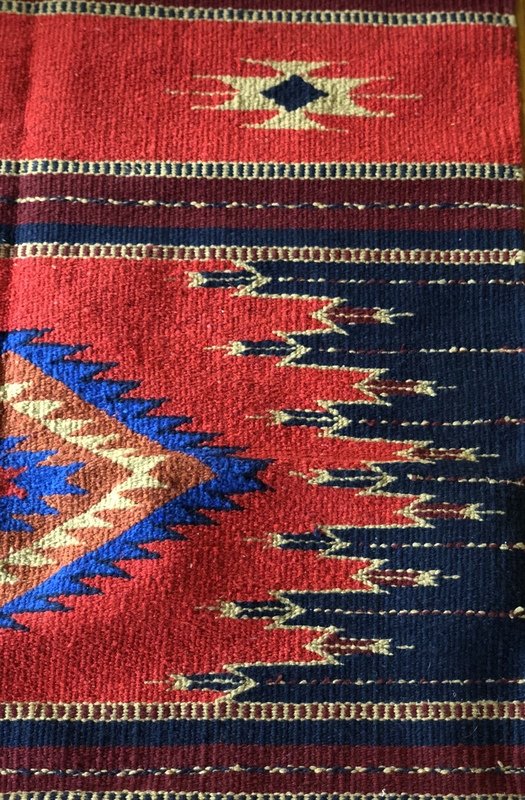 Vibrant Hand-Woven Rug