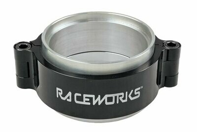 Raceworks 2.5in Black Aluminium Intercooler Pipe Clamp