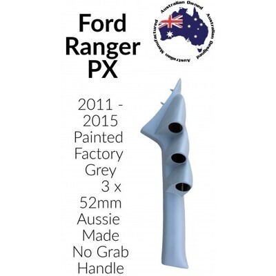 PX FORD RANGER 2011- 2015 to suit 3 x 52mm Gauges
