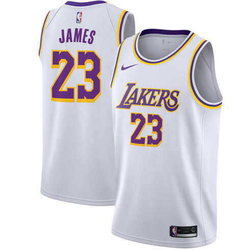 Canotta Lakers white James #23