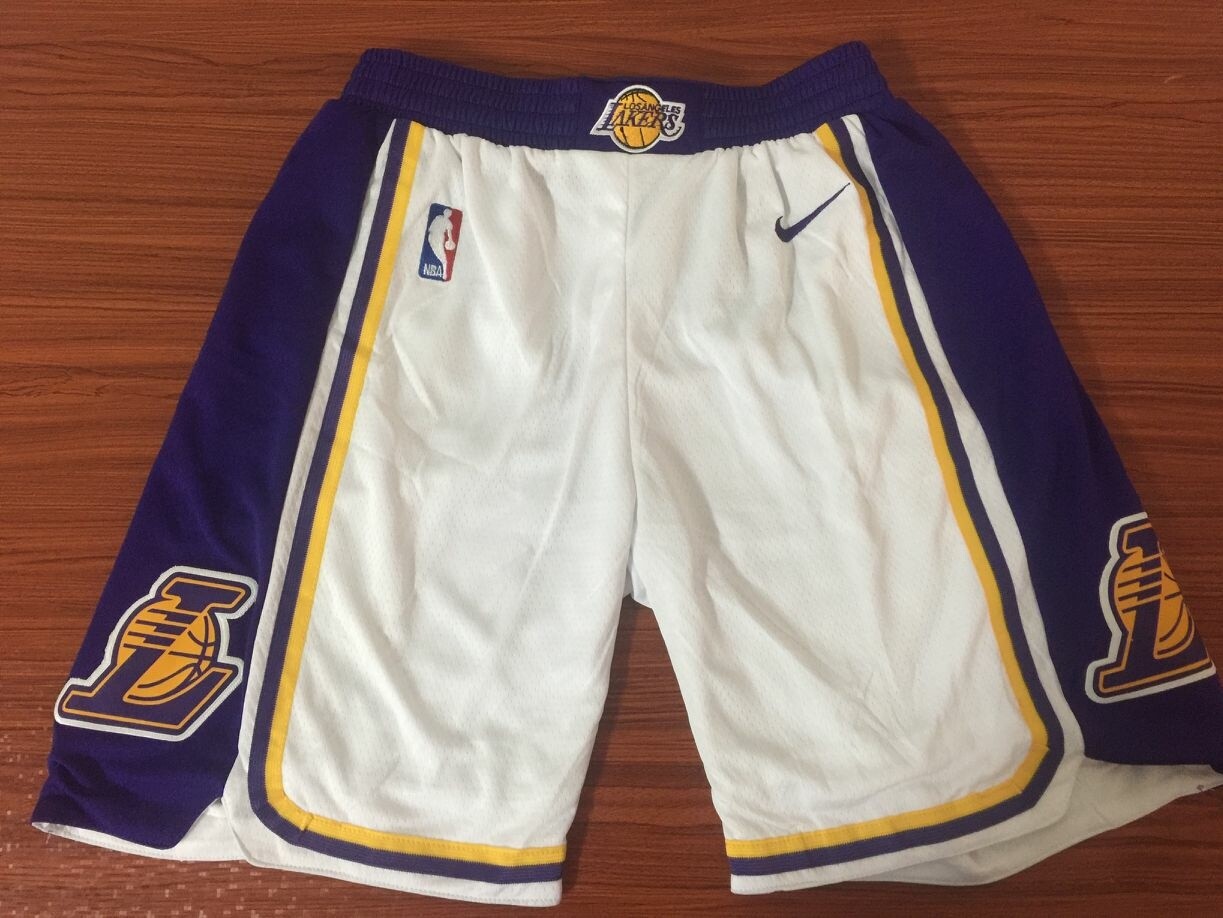 Pantaloncino Lakers White