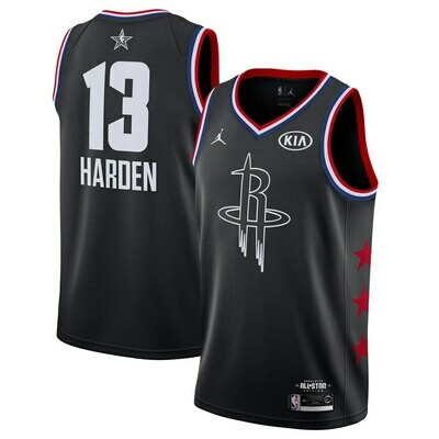Canotta Rockets black All star games Harden #13