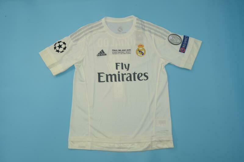 Maglia Real Madrid Home Final UCL Milano 2016