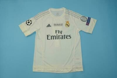 Maglia Real Madrid Home Final UCL Milano 2016