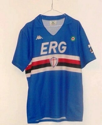 Maglia Sampdoria Home 89/90 Maglia Sampdoria Home 89/90