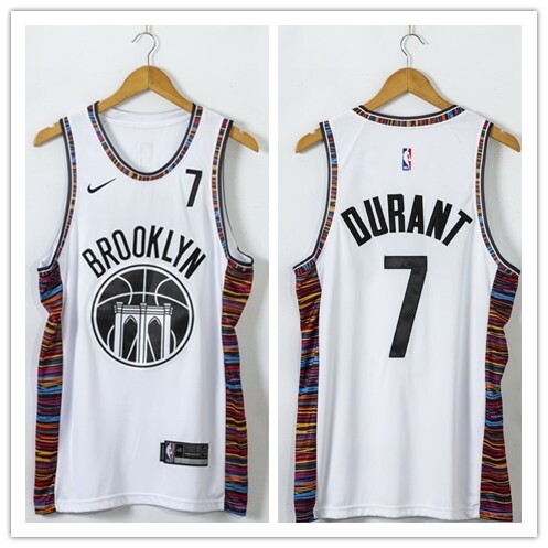 Canotta Brooklyn Nets white Durant #7