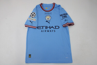 Maglia Manchester City Home Final Istanbul 2023 Maglia Manchester City Home Final Istanbul 2023