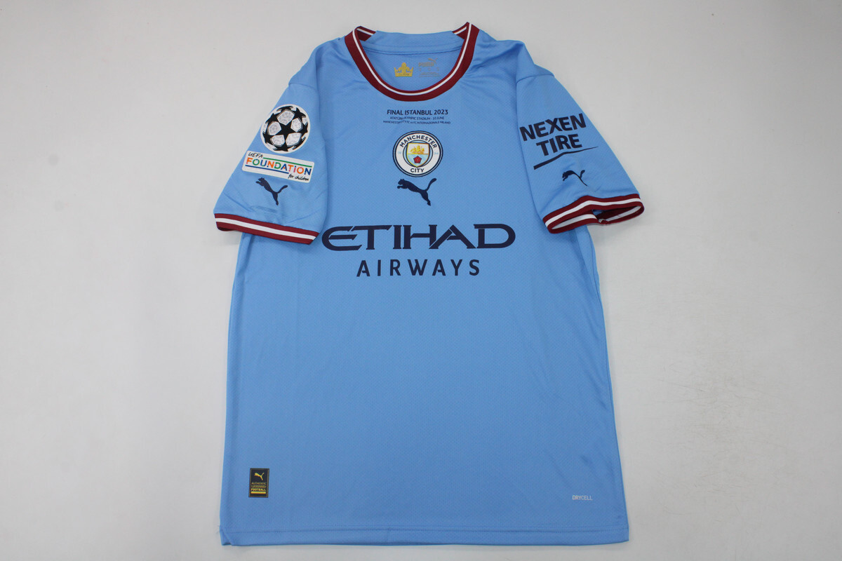 Maglia Manchester City Home Final Istanbul 2023