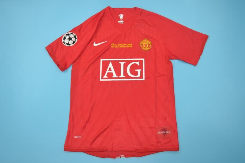 Maglia Manchester United Home 2007/2008 Special Final