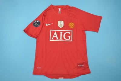 Maglia Manchester United Home 2008/2009 Champions Winner Patch