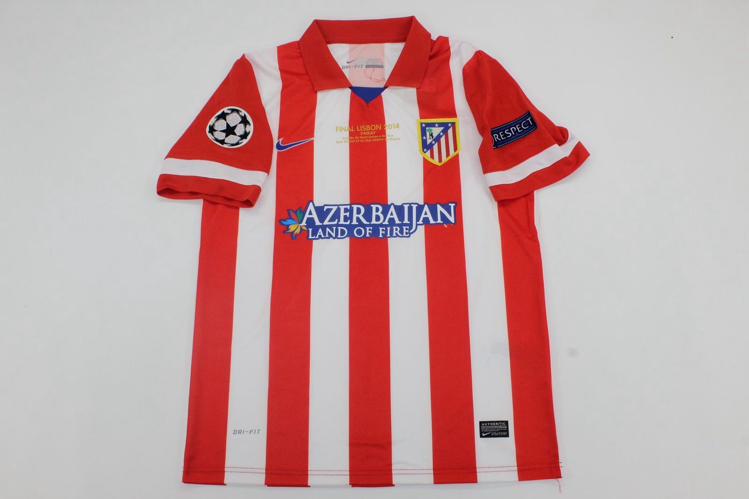 Maglia Atletico Madrid Home Final Champions 2013/2014