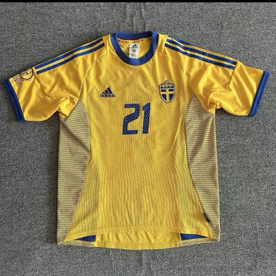 Maglia Svezia Home 2002 Maglia Svezia Home 2002