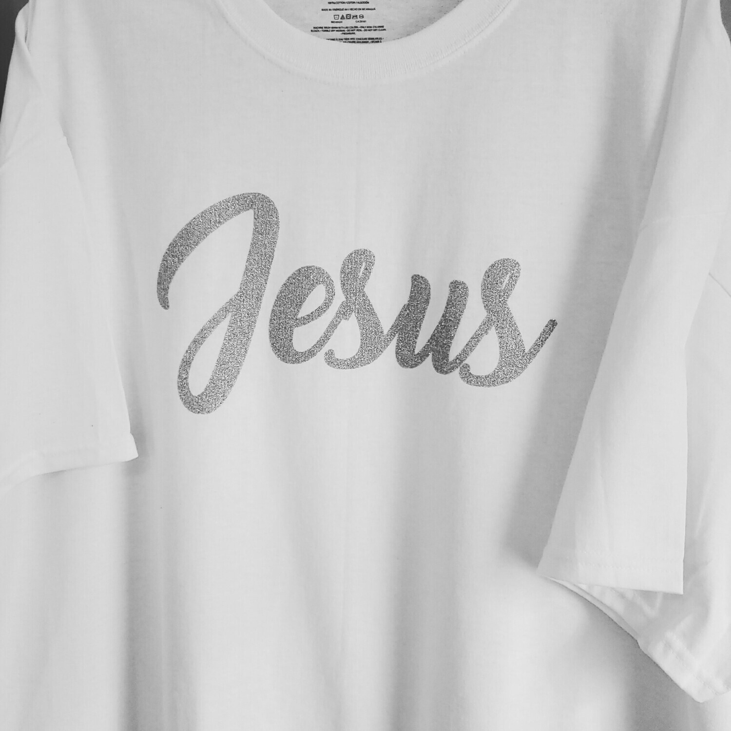 JESUS GLITTER TEE