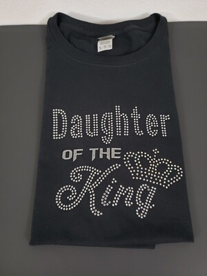 DAUGHTER OF THE KING RHINESTONE T-SHIRT