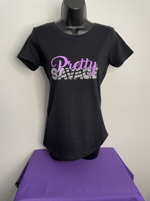 PRETTY SAVAGE WOMEN&#39;S TEE