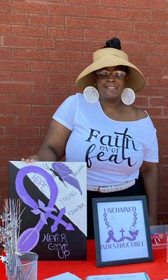 FAITH OVER FEAR CROSS T-SHIRT