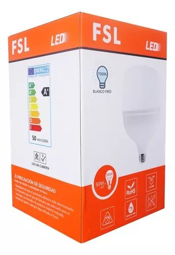 Foco Led 50w Potencia Luz Blanco Foco FSL
