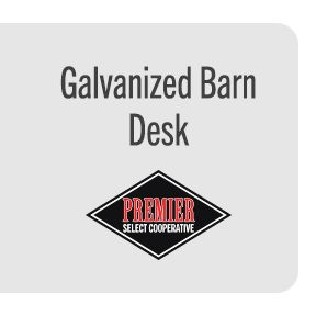 Galvanized Barn Desk