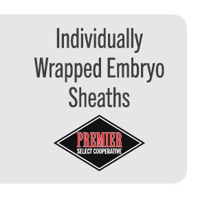 Individually Wrapped Embryo Sheaths