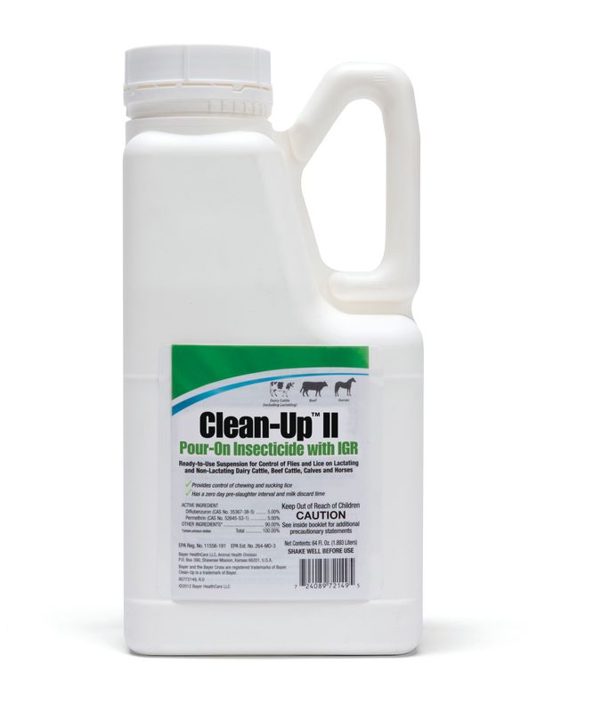 Clean-Up™ II Pour-On Insecticide with IGR Clean-Up™ II Pour-On Insecticide with IGR