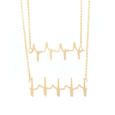 Double Original Heartbeat Necklace