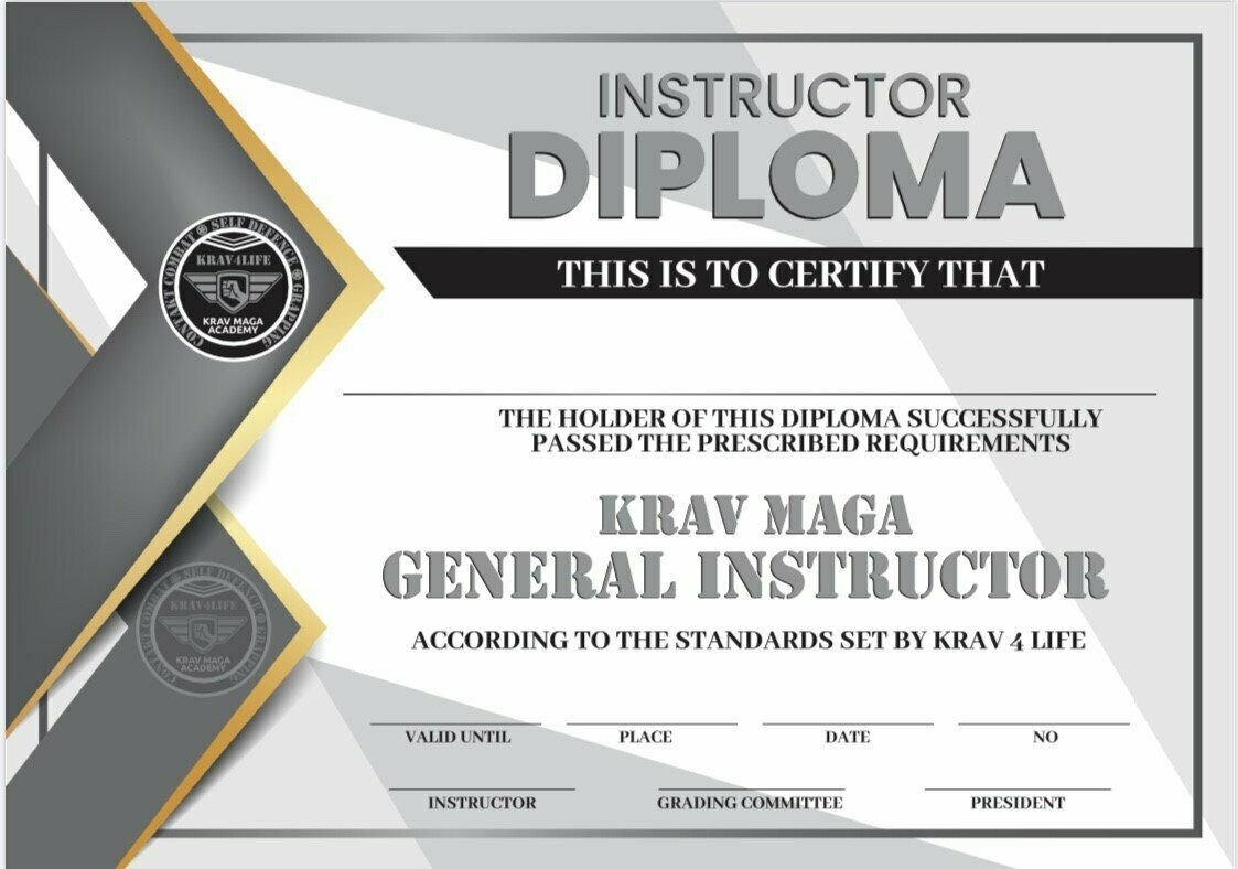 KRAV MAGA GENERAL INSTRUCTOR COURSE