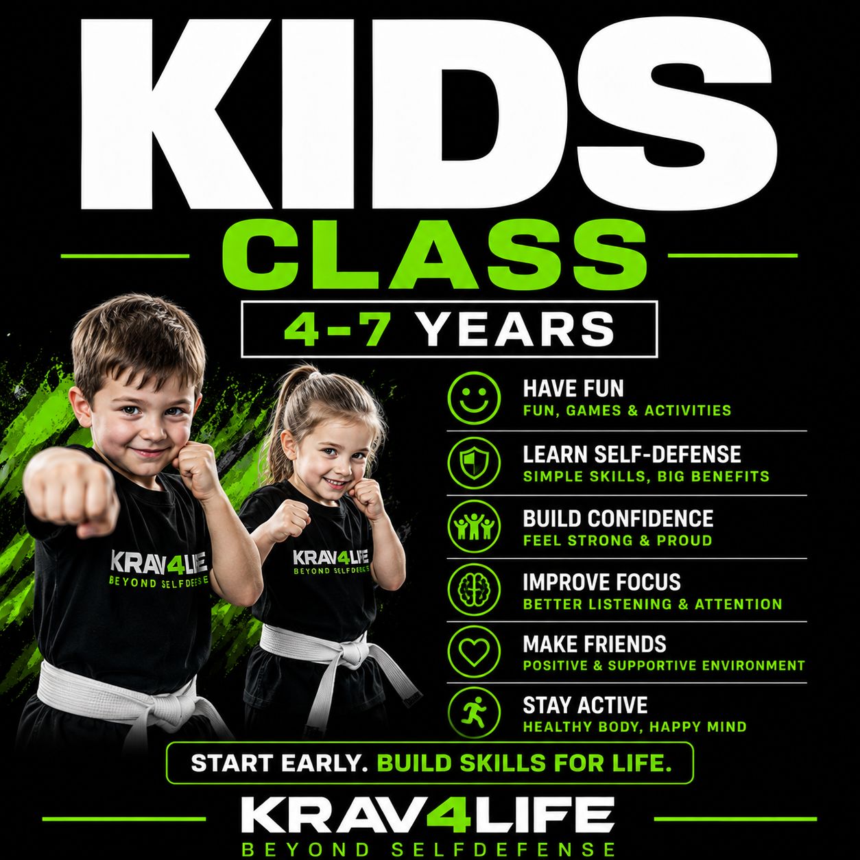 Kids Class 4-7 years Kids Class 4-7 years