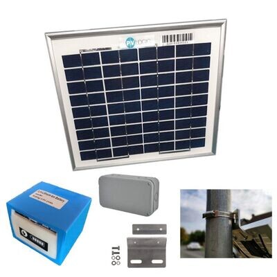 UPS Battery, Solar Panel and Mount Kit