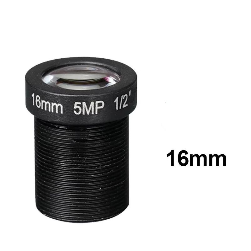 16mm M12 lens and CS mount adapter