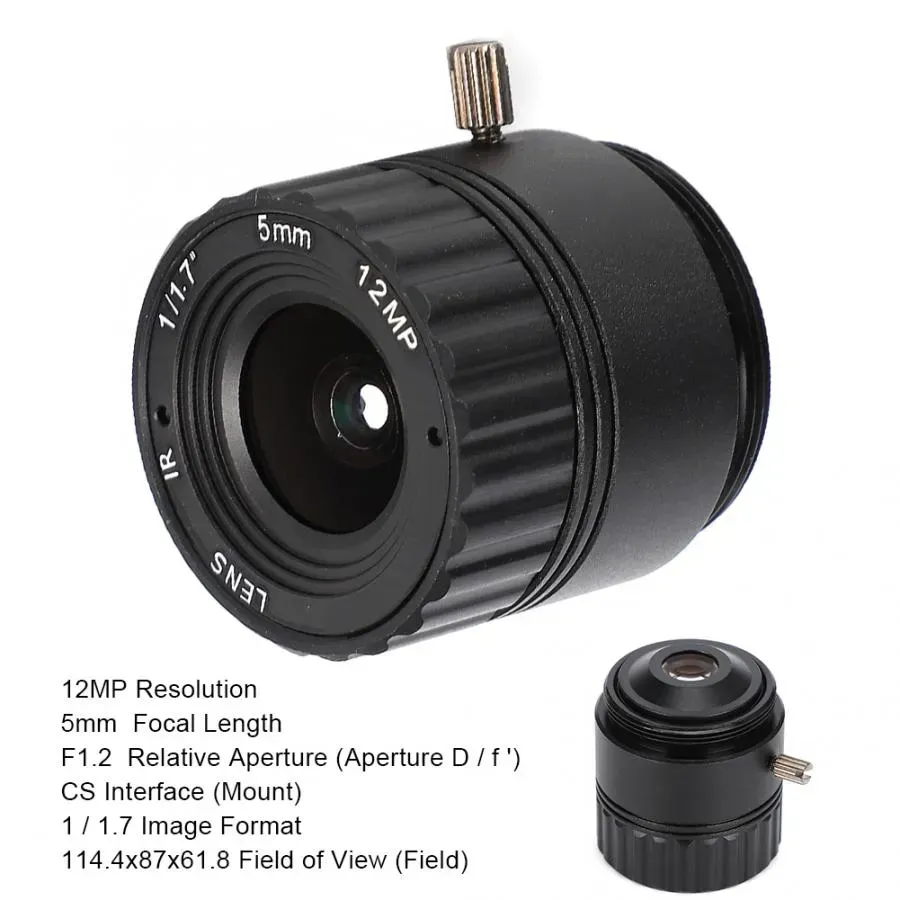 5mm CS Mount Lens 5mm CS Mount Lens