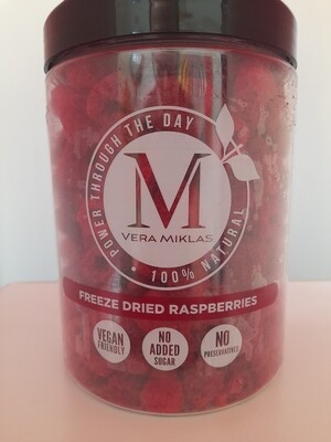Freeze dried raspberries - 100g