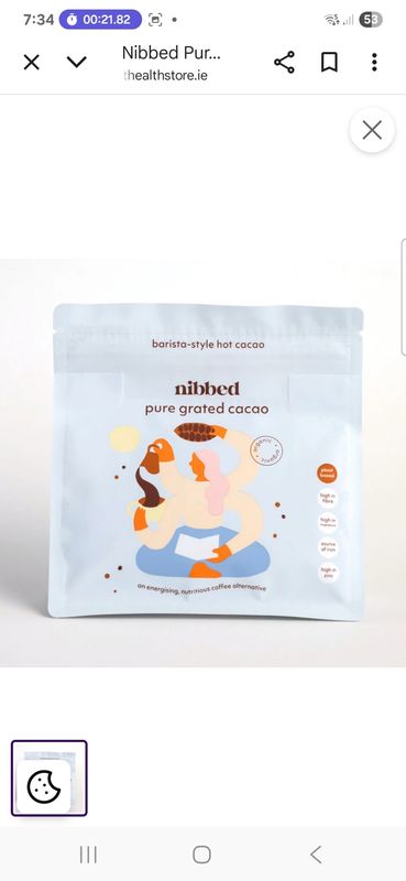 Nibbed Cacao grated 500g