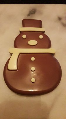 Large Chocolate Snowman