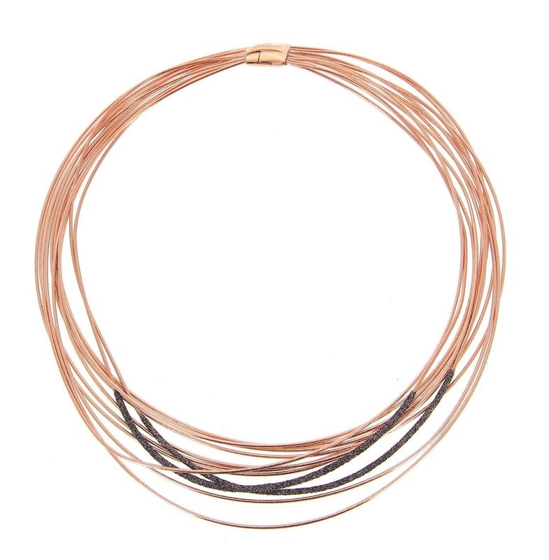 COLLAR DNA ROSA POLVERE DI SOGNI MARRÓN WDNAG086 COLLAR DNA ROSA POLVERE DI SOGNI MARRÓN WDNAG086