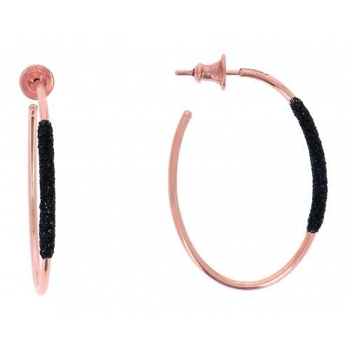 PENDIENTES POLVERE DI SOGNI ROSA NEGRO WPLVO1147