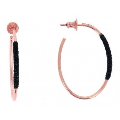 PENDIENTES POLVERE DI SOGNI ROSA NEGRO WPLVO1147