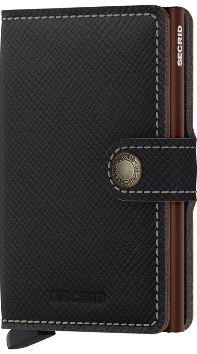Miniwallet Saffiano Brown