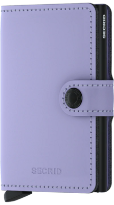 MINIWALLET MATTE LILAC-BLACK