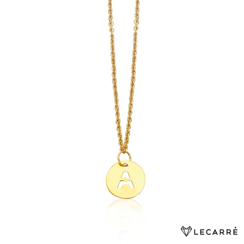 COLGANTE DE ORO CON INICIAL DE 6MM. GD003OA.1L
