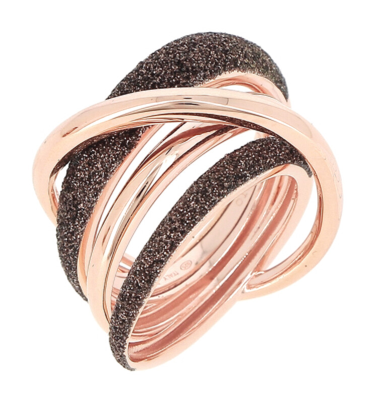 ANILLO PESAVENTO POLVERE DI SONI MARRÓN. WPLVA1750/M