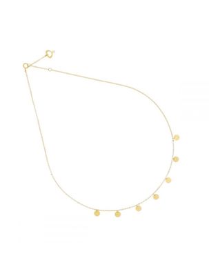 COLLAR ELENA EN ORO AMARILL0 CON SIETE PLACAS . GCELE7