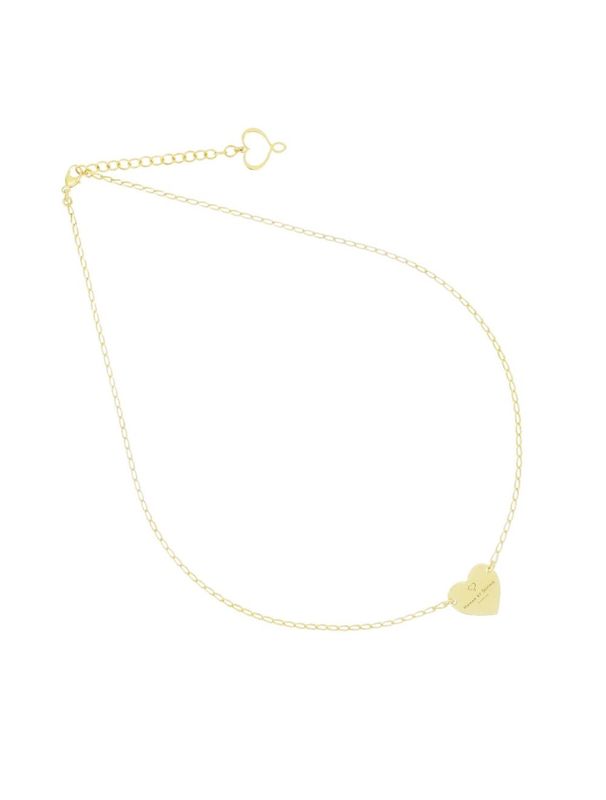 COLLAR  DE PLATA CON BAÑO DE ORO AMARILLO. GCARC2