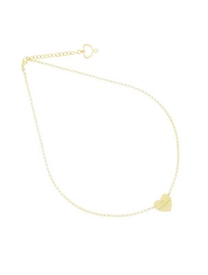 COLLAR  DE PLATA CON BAÑO DE ORO AMARILLO. GCARC2