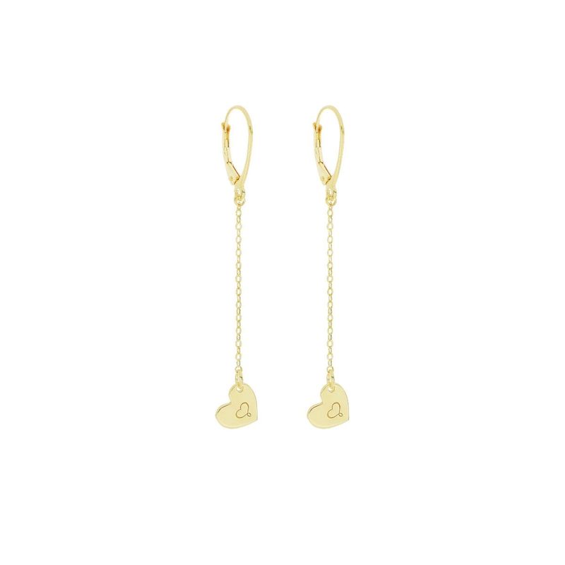 PENDIENTES DE PLATA CON BAÑO DE ORO AMARILLO. ORARC72