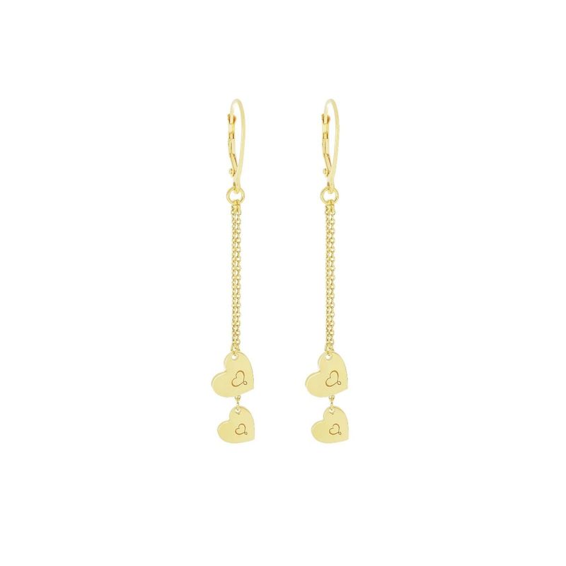 PENDIENTES DE PLATA CON BAÑO DE ORO AMARILLO. ORARC722